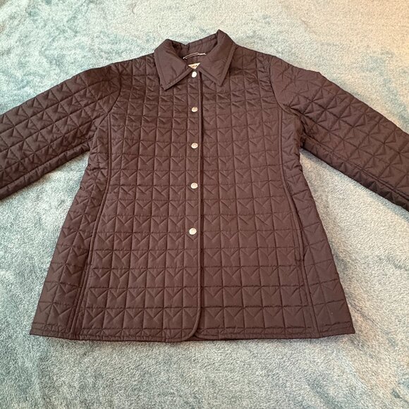 Michael Kors Black Quilted Jacket Women's Size L. NWOT - Picture 1 of 7